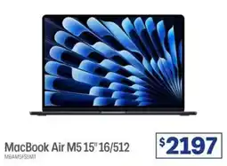 Officeworks MacBook Air M5 15" 16/512 offer