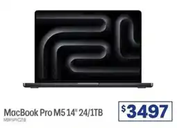 Officeworks MacBook Pro M5 14" 24/1TB offer