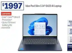 Officeworks Idea Pad Slim 514" OLED Al Laptop offer