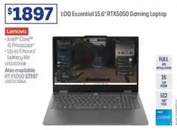 Officeworks LOQ Essential 15.6" RTX5050 Gaming Laptop offer