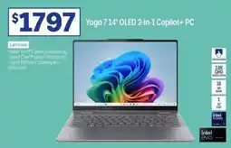 Officeworks Yoga 714" OLED 2-in-1 Copilot+ PC offer