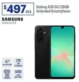 Officeworks Galaxy A26 5G 128GB Unlocked Smartphone offer