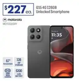 Officeworks G15 4G 128GB Unlocked Smartphone offer