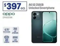 Officeworks A6 5G 256GB Unlocked Smartphone offer