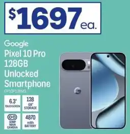 Officeworks Google Pixel 10 Pro 128GB Unlocked offer