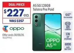 Officeworks A55G128GB Telstra Pre Paid offer
