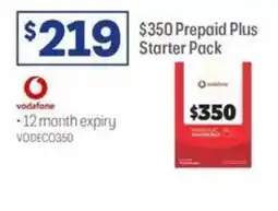 Officeworks Prepaid Plus Starter Pack offer