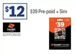 Officeworks Pre-paid + Sim offer