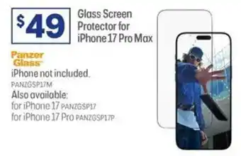 Glass Screen Protector for iPhone 17 Pro Max