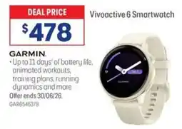Officeworks Vivoactive 6 Smartwatch offer