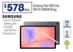 Officeworks Galaxy Tab S10 Lite ea. Wi-Fi 128GB Grey offer