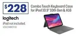 Officeworks Combo Touch Keyboard Case for iPad 10.9" 10th Gen & A16 offer
