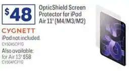 Officeworks OpticShield Screen Protector for iPad Air 11" (M4/M3/M2) offer