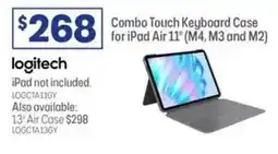 Officeworks Combo Touch Keyboard Case for iPad Air 11" (M4, M3 and M2) offer