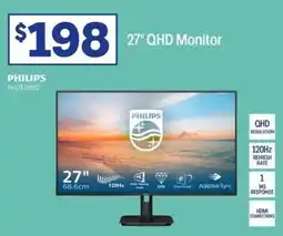 Officeworks 27 QHD Monitor offer