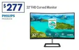 Officeworks 32" FHD Curved Monitor offer