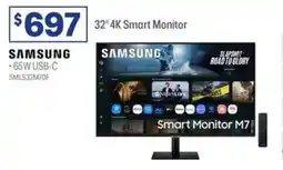 Officeworks $697 32" 4K Smart Monitor offer