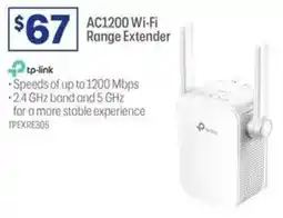 Officeworks AC1200 Wi-Fi Range Extender offer