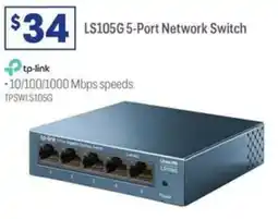 Officeworks LS105G 5-Port Network Switch offer