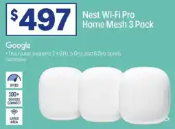 Officeworks Nest Wi-Fi Pro Home Mesh 3 Pack offer