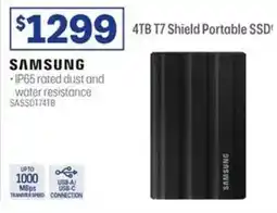 Officeworks 4TB T7 Shield Portable SSD offer