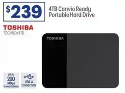 Officeworks 4TB Canvio Ready Portable Hard Drive offer