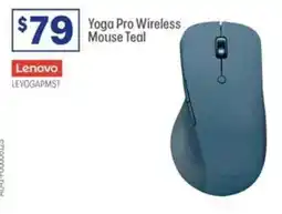 Officeworks Yoga Pro Wireless Mouse Teal offer