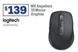 Officeworks MX Anywhere 3S Mouse Graphite offer