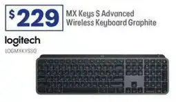 Officeworks MX Keys S Advanced Wireless Keyboard Graphite offer
