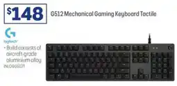 Officeworks G512 Mechanical Gaming Keyboard Tactile offer