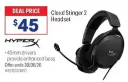 Officeworks Cloud Stinger 2 Headset offer