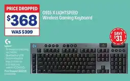 Officeworks G915 X LIGHTSPEED Wireless Gaming Keyboard offer