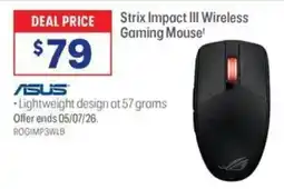 Officeworks Strix Impact III Wireless Gaming Mouse offer