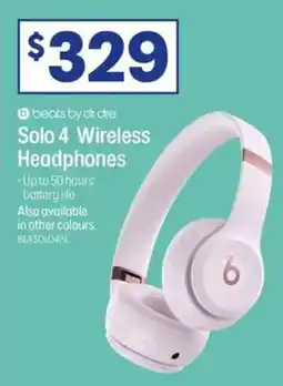 Officeworks Solo 4 Wireless Headphones offer