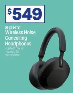 Officeworks Wireless Noise Cancelling Headphones offer