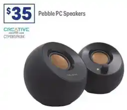 Officeworks Pebble PC Speakers offer