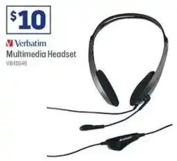 Officeworks Multimedia Headset offer