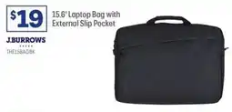 Officeworks 15.6" Laptop Bag with External Slip Pocket offer