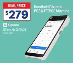 Officeworks Handheld Portable POS & EFTPOS Machine offer