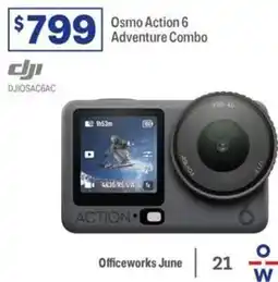 Officeworks Osmo Action 6 Adventure Combo offer