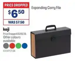 Officeworks Expanding Carry File offer