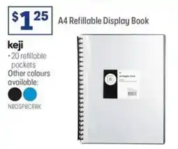 Officeworks A4 Refillable Display Book offer