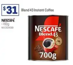 Officeworks Blend 43 Instant Coffee offer