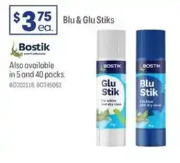 Officeworks Blu & Glu Stiks offer