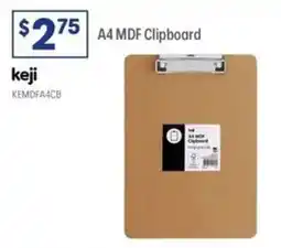 Officeworks A4 MDF Clipboard offer