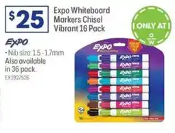 Officeworks Expo Whiteboard Markers Chisel offer
