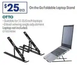 Officeworks On the Go Foldable Laptop Stand offer