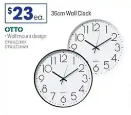 Officeworks 36cm Wall Clock offer
