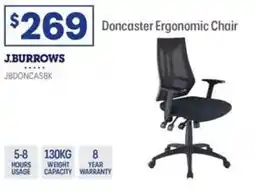 Officeworks Doncaster Ergonomic Chair offer