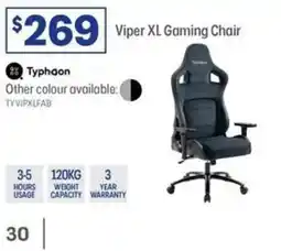 Officeworks Viper XL Gaming Chair offer